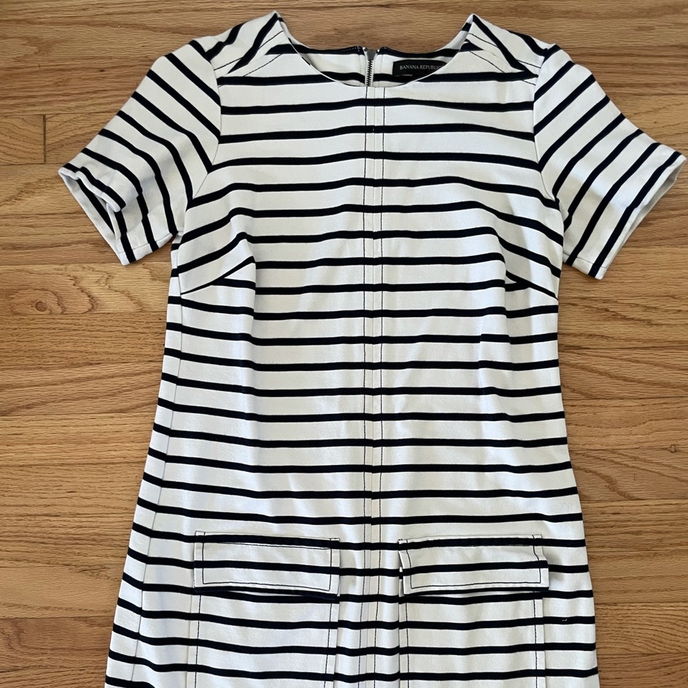 Striped Banana Republic Dress